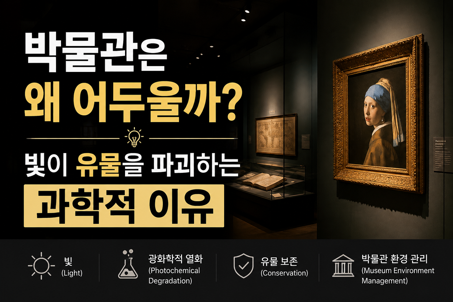 박물관은 왜 어두울까?썸네일
