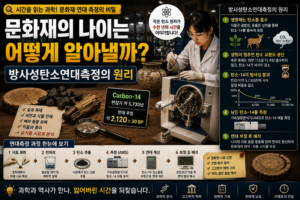 문화재의 나이는 어떻게 알아낼까? 방사성탄소연대측정의 원리 1 문화제나이 썸네일