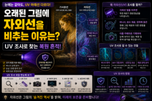 오래된 그림에 자외선을 비추는 이유는? UV 조사로 찾는 복원 흔적 5 유브이조사 썸네일