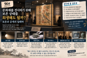 문화재를 전시하기 위해 보존 상태를 희생해도 될까? 보존과 공개의 딜레마 9 보존상태 썸네일