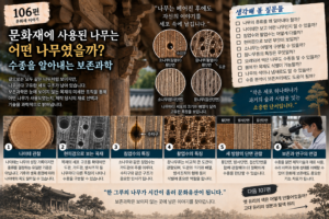 문화재에 사용된 나무는 어떤 나무였을까? 수종을 알아내는 보존과학 8 어떤나무 썸네일