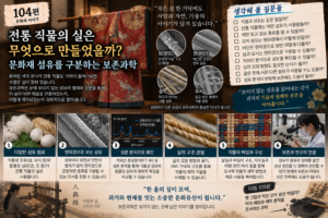 전통 직물의 실은 무엇으로 만들었을까? 문화재 섬유를 구분하는 보존과학 1 전통직물 썸네일