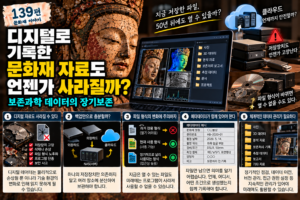 디지털로 기록한 문화재 자료도 언젠가 사라질까? 보존과학 데이터의 장기보존