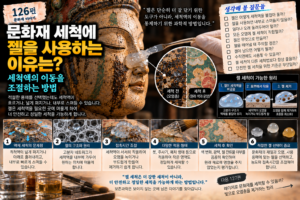 문화재 세척에 젤을 사용하는 이유는