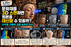 문화재를 3D 스캔하면 원본을 대신할 수 있을까? 디지털 기록과 실물 보존의 차이