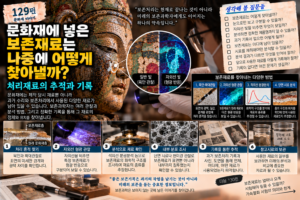 문화재에 넣은 보존재료는 나중에 어떻게 찾아낼까? 처리재료의 추적과 기록