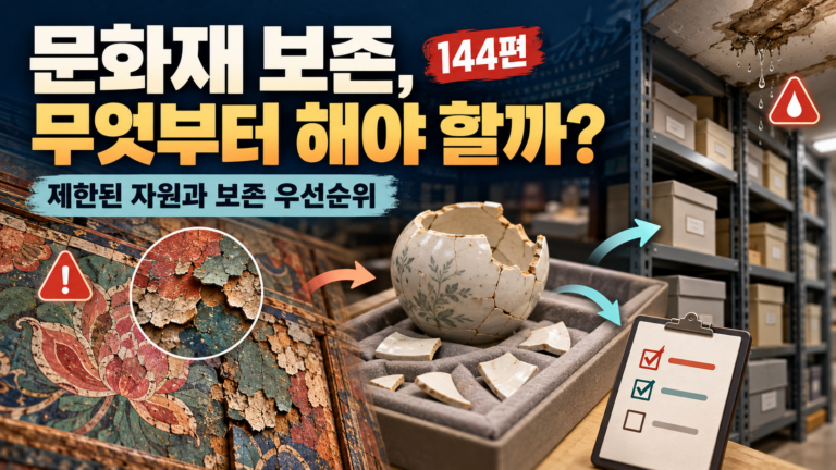 보존이 필요한 문화재가 너무 많다면 무엇부터 해야 할까?썸네일