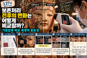 보존처리 전후의 변화는 어떻게 객관적으로 비교할까?