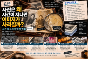 사진은 왜 시간이 지나면 이미지가 사라질까?