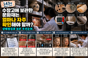 수장고에 보관한 문화재는 얼마나 자주 확인해야 할까?