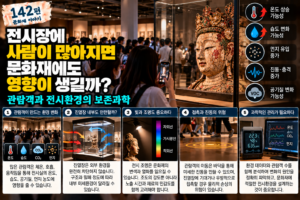 전시장에 사람이 많아지면 문화재에도 영향이 생길까?