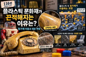 플라스틱 문화재가 끈적해지는 이유는